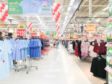 Bulanıklık lüks perakende ve alışveriş merkezi