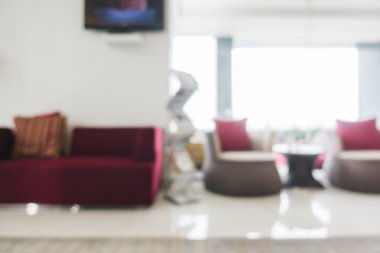 Otel lobisinde bulanıklık