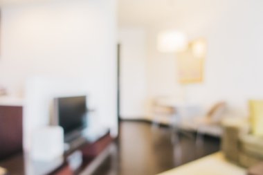 Soyut bulanıklık oturma odası