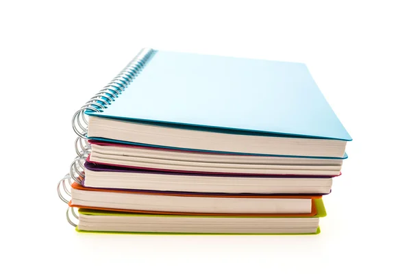 Colorful blank notebooks — Stock Photo, Image