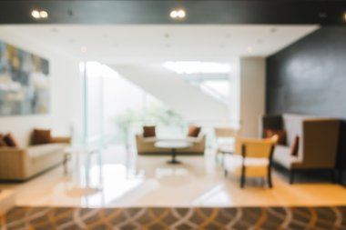 Otel lobisinde bulanıklık