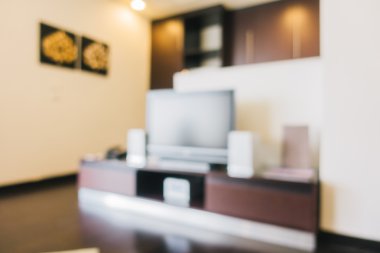 Soyut bulanıklık oturma odası