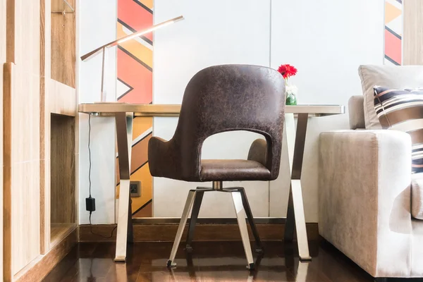 Working table and chair — Stock Photo, Image