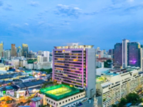 Abstrato borrão bangkok cidade — Fotografia de Stock