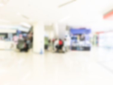 Soyut bulanık alışveriş merkezi