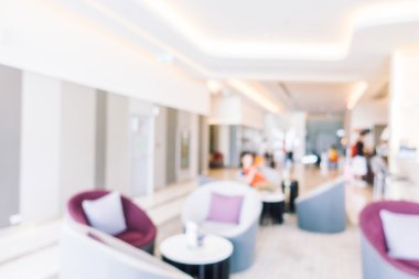 Otel lobisinde bulanıklık