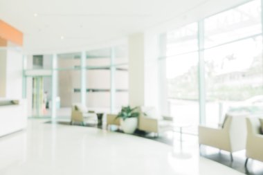 Otel lobisinde bulanıklık