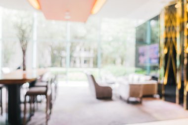 Otel lobisinde bulanıklık