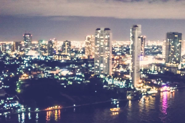 Abstrakt oskärpa bangkok city — Stockfoto