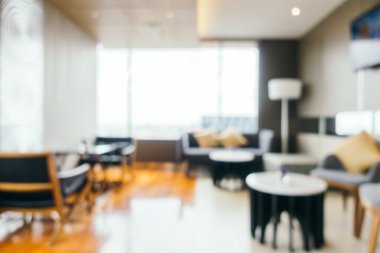 Otel lobisinde bulanıklık