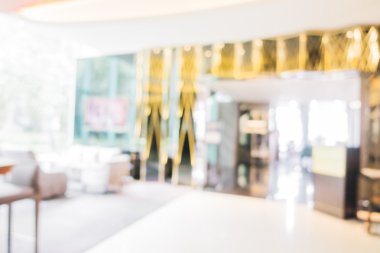 Otel lobisinde bulanıklık