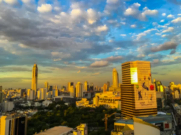 Abstrato borrão bangkok cidade — Fotografia de Stock