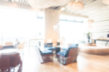 Otel lobisinde bulanıklık