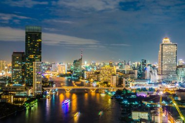 gece Bangkok şehir