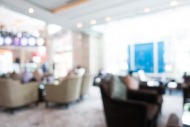 Otel lobisinde bulanıklık