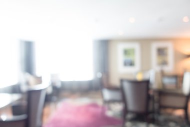 Otel lobisinde bulanıklık