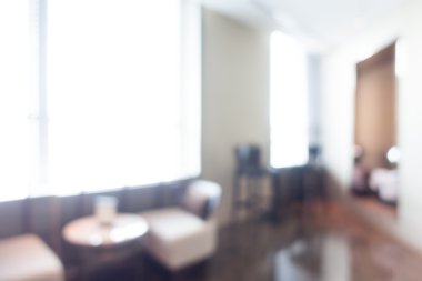 Otel lobisinde bulanıklık