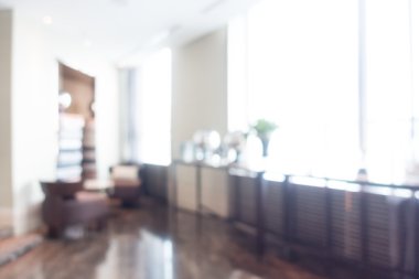 Otel lobisinde bulanıklık