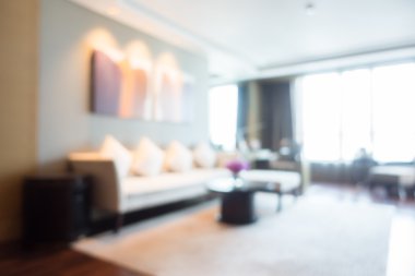 Soyut bulanıklık oturma odası