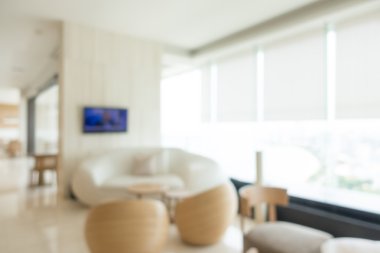 Otel lobisinde bulanıklık