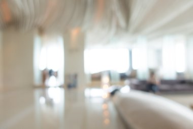 Otel lobisinde bulanıklık