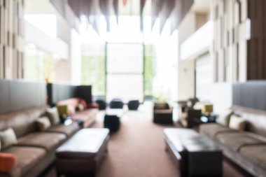 güzel lüks otel ve lobi bulanıklığı