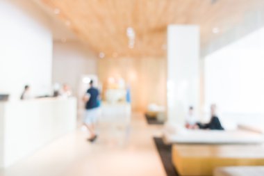 Otel lobisinde bulanıklık