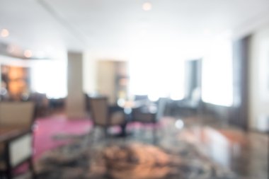 güzel lüks otel ve lobi bulanıklığı