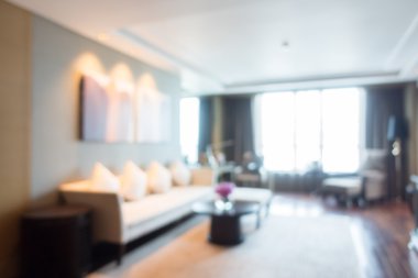 Soyut bulanıklık oturma odası