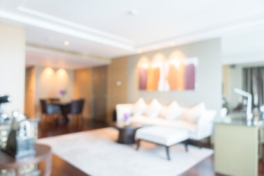 Soyut bulanıklık oturma odası