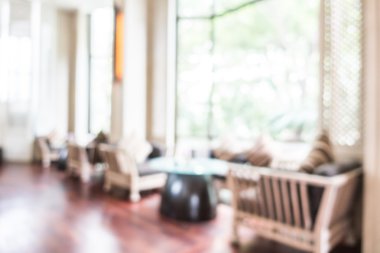 Otel lobisinde bulanıklık