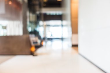 güzel lüks otel ve lobi bulanıklığı
