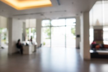 Otel lobisinde bulanıklık