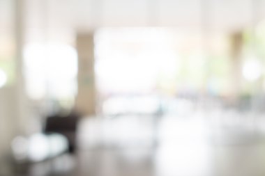 Otel lobisinde bulanıklık