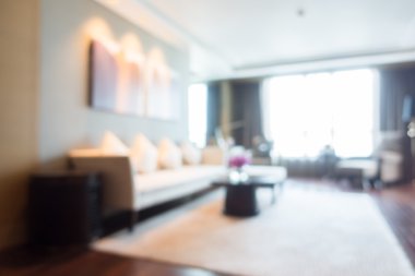 Soyut bulanıklık oturma odası