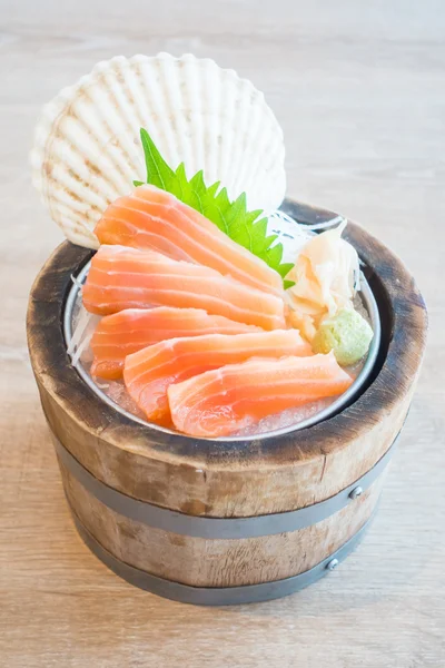 Delicioso sashimi de salmão — Fotografia de Stock