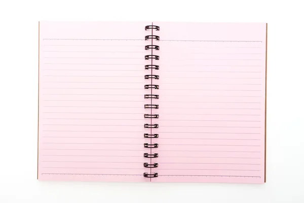 Belo caderno em branco — Fotografia de Stock