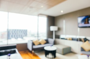 Otel lobisinde bulanıklık