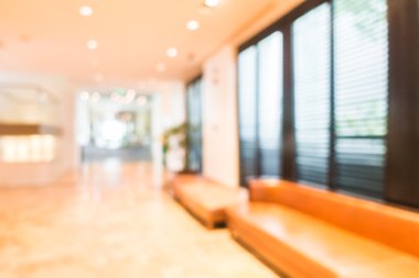 güzel lüks otel ve lobi bulanıklığı