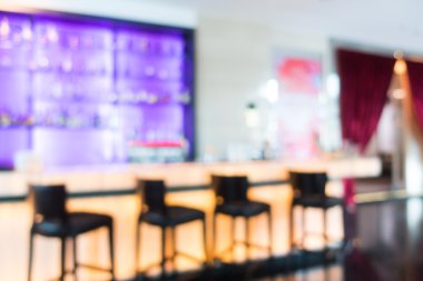güzel lüks otel ve lobi bulanıklığı
