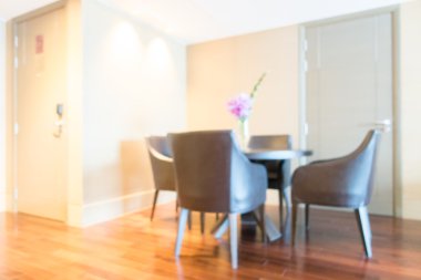 Soyut bulanıklık oturma odası