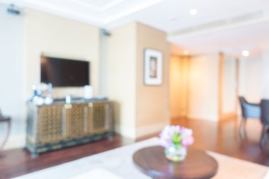 Soyut bulanıklık oturma odası