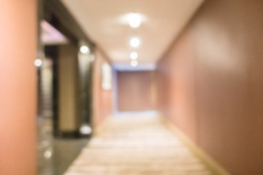 güzel lüks otel ve lobi bulanıklığı