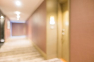 güzel lüks otel ve lobi bulanıklığı