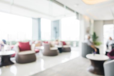 Otel lobisinde bulanıklık