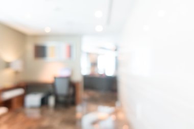 güzel lüks otel ve lobi bulanıklığı