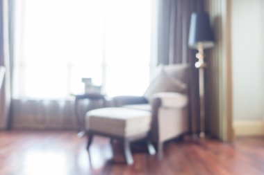 Soyut bulanıklık oturma odası