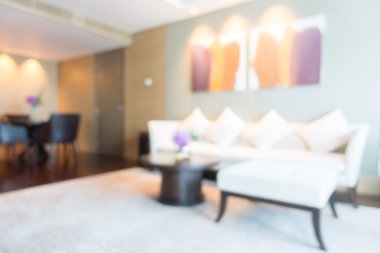 Soyut bulanıklık oturma odası