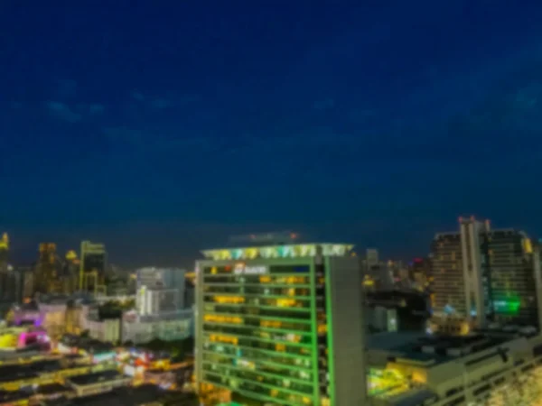 Rozmycie streszczenie miasta bangkok — Zdjęcie stockowe