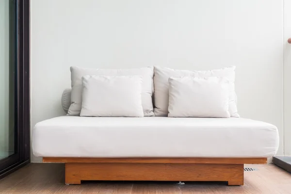 Pillow on sofa — Stock Photo, Image